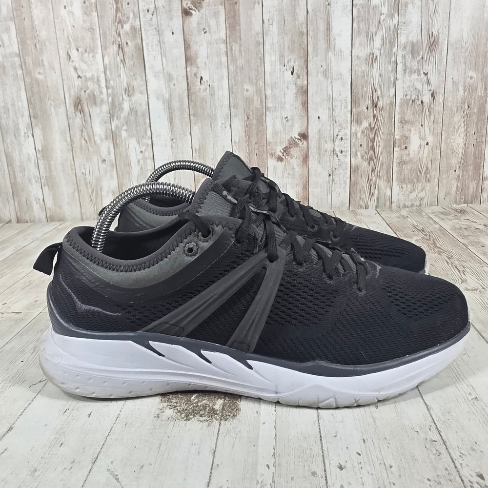 Hoka One One Tivra Womens Running Shoes Black Dark Grey 1099736 Size 9
